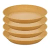 Koziol Tiefer Teller 240mm CONNECT PLATE 240mm Nature Wood 4er-Set Sale