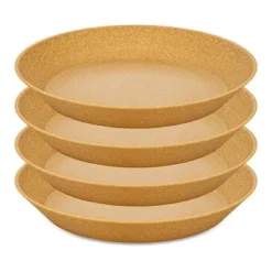 Koziol Tiefer Teller 240mm CONNECT PLATE 240mm Nature Wood 4er-Set Sale