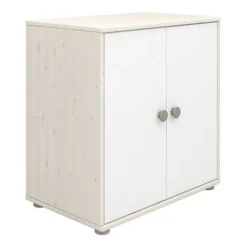 FLEXA Classic Kommode Mit 2 Türen Mattweiß/Lack Weiß/grün Sale