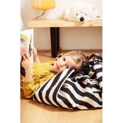 Play&Go Prints 2 In 1 Spielzeugsack Stripes Black -Kinder Haushaltswaren Geschäft p0je0c5ul1zl2m64wqiua3vrda26