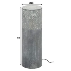 Rubjerg Design Stehleuchte Zylinder 60cm Metall Grau -Kinder Haushaltswaren Geschäft p43j9seeteyrqyg0j1q4cr5rfkbq