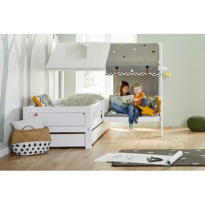 Lifetime Beachhouse Corner Bett Mit Deluxe Lattenrost Weiß Lackiert 6 Lifetime Beachhouse Corner Bett Mit Deluxe Lattenrost Weiß Lackiert – Bild 6