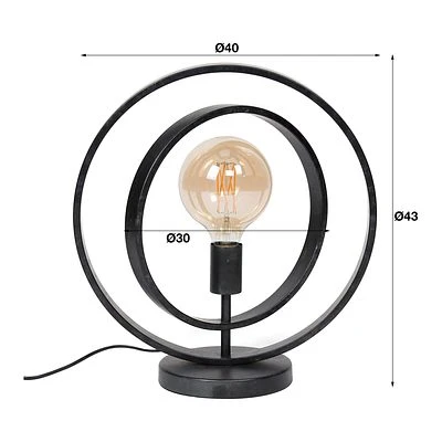 Rubjerg Design Tischleuchte Turn Around Metall Schwarz 8 Rubjerg Design Tischleuchte Turn Around Metall Schwarz – Bild 8