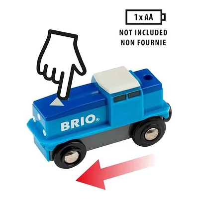 Brio Blaue Batterie Frachtlok 63313000 2 Brio Blaue Batterie Frachtlok 63313000 – Bild 2