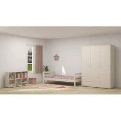 FLEXA Classic Kleiderschrank Mit 3 Türen U. 2 Schubladen Mattweiß -Kinder Haushaltswaren Geschäft pjtn7be9u0bl0wcgp402qqdqujwu