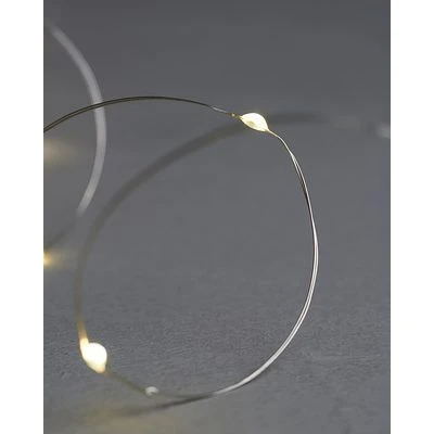 Sirius Batterie Lichterkette Knirke 20 Lichter Klar/silber 1 Sirius Batterie Lichterkette Knirke 20 Lichter Klar/silber