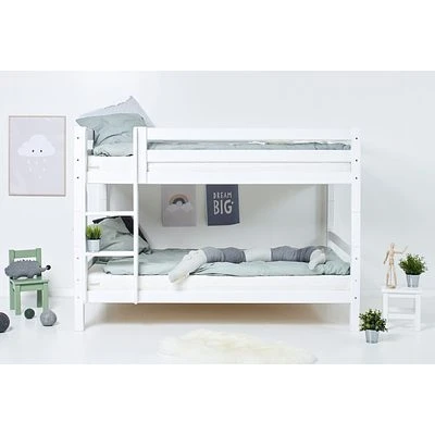 Hoppekids ECO Luxury Etagenbett 120x200cm Mit Rollrost Und Gerader Leiter Weiß 2 Hoppekids ECO Luxury Etagenbett 120x200cm Mit Rollrost Und Gerader Leiter Weiß – Bild 2