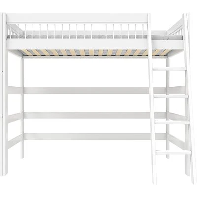 Lifetime Hochbett Breeze Mit Deluxe Lattenrost Weiß Lackiert Schräge Leiter 3 Lifetime Hochbett Breeze Mit Deluxe Lattenrost Weiß Lackiert Schräge Leiter – Bild 3