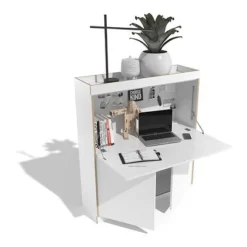 Mueller Müller FLAI Sekretär Mit Einer Klappe Und Zwei Türen (Rückwand Magnetisch) Weiß -Kinder Haushaltswaren Geschäft psznzvt8y2tghxujy3afv4a2vbxr