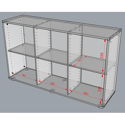 FLEXA Classic Bücherregal Mit 6 Fächern Mattweiß 8 FLEXA Classic Bücherregal Mit 6 Fächern Mattweiß – Bild 8