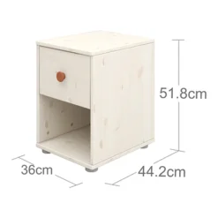 FLEXA Classic Kommode Mit 1 Schublade Mattweiß/rosa -Kinder Haushaltswaren Geschäft pu8gz228jejp99s161bnv88msui8