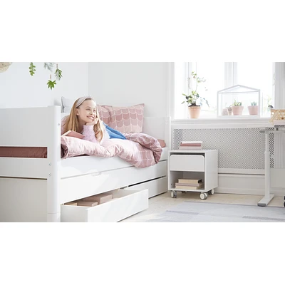 FLEXA White Einzelbett 90x200cm Mit Gästebett U. Zwei Schubladen Weiß 6 FLEXA White Einzelbett 90x200cm Mit Gästebett U. Zwei Schubladen Weiß – Bild 6