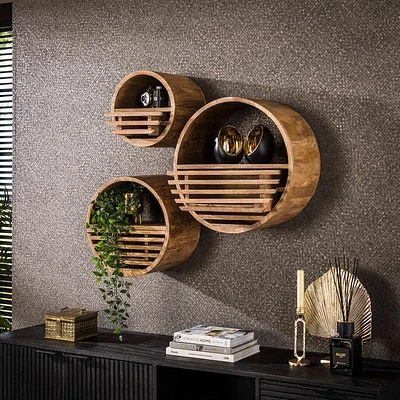 Rubjerg Design Wandregal Tweak Ø30 Cm 1 Schublade Mangoholz Massiv Sandfarben 3 Rubjerg Design Wandregal Tweak Ø30 Cm 1 Schublade Mangoholz Massiv Sandfarben – Bild 3