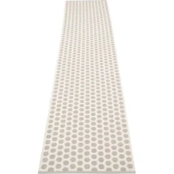 Pappelina Teppich Noa Warm Grey Vanilla Grey Stripe 70 X 350cm NO9DD735