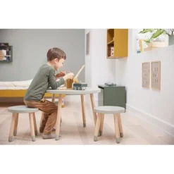 FLEXA Dots Kinder-Tisch Grün -Kinder Haushaltswaren Geschäft qai6ho3u9evon8xy2j06m9ik4qan