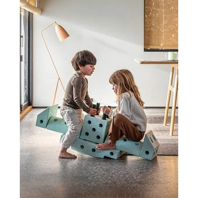 MODU® Dreamer Set Konstruktionsspielzeug Mint/dunkelgrün 4 MODU® Dreamer Set Konstruktionsspielzeug Mint/dunkelgrün – Bild 4