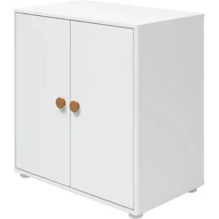FLEXA Roomie Kommode Mit 2 Türen Weiß/gelb