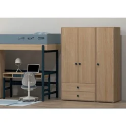 FLEXA Popsicle Schmaler, Hoher Kleiderschrank 1 Türe Blueberry -Kinder Haushaltswaren Geschäft qvs5mi53ta6gev0uudajir3jcyqe