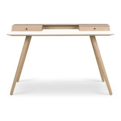 PBJ Designhouse Stick Schreibtisch 136x60 Cm Eiche Hell/weiß