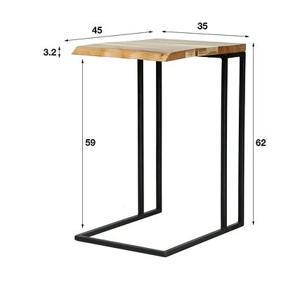 Rubjerg Design Laptop-Tisch Edge Akazie Massiv Natur 2 Rubjerg Design Laptop-Tisch Edge Akazie Massiv Natur – Bild 2