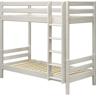 FLEXA Classic Hohes Etagenbett Mit Senkrechter Leiter Mattweiß 3 FLEXA Classic Hohes Etagenbett Mit Senkrechter Leiter Mattweiß – Bild 3