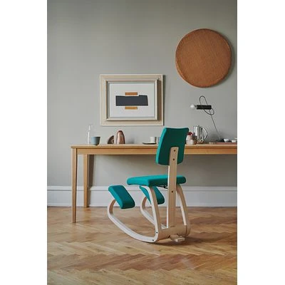 Varier® Variable™ Plus Kniestuhl Esche Natur REW568 Re-wool Orange 8 Varier® Variable™ Plus Kniestuhl Esche Natur REW568 Re-wool Orange – Bild 8