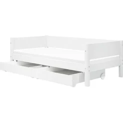 FLEXA White Einzelbett 90x200cm Mit Zwei Schubladen Weiß -Kinder Haushaltswaren Geschäft re5ldgeyxeyn14w8jmghjlqg5kvn