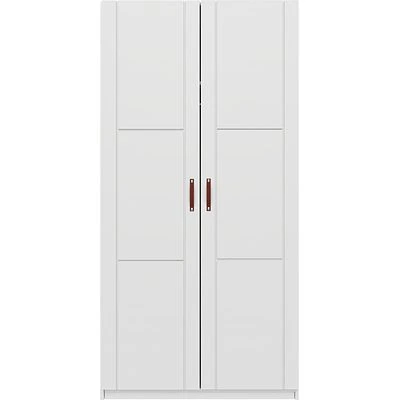 Lifetime Schrank 100cm Mit 2 Türen Und Kleiderstange Weiß Lackiert 1 Lifetime Schrank 100cm Mit 2 Türen Und Kleiderstange Weiß Lackiert