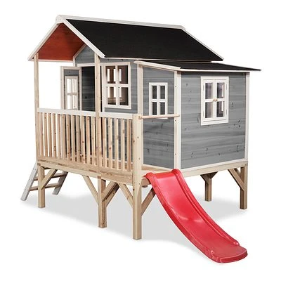 EXIT TOYS EXIT Loft 350 Gartenhaus Grau 3 EXIT TOYS EXIT Loft 350 Gartenhaus Grau – Bild 3