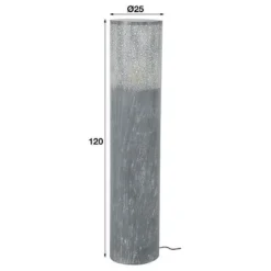 Rubjerg Design Stehleuchte Zylinder 120cm Metall Grau -Kinder Haushaltswaren Geschäft rx50bv166jli2q9d9n6psy98rq4q