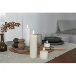 UYUNI LED Kerze Smooth 5x4,5 Cm Ivory -Kinder Haushaltswaren Geschäft s2yt3u6ewxwewwls67d4xhnizo5g