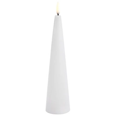 UYUNI LED Kerze Konisch Smooth 5,8x21x5 Cm Nordic White 1 UYUNI LED Kerze Konisch Smooth 5,8x21x5 Cm Nordic White