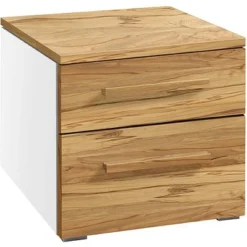 Hasena Twia Nachttisch Wildbuche Natur Geölt/weiß