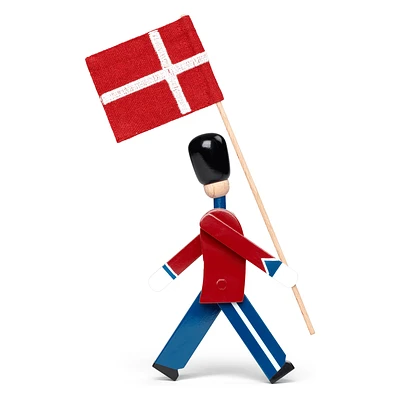 Kay Bojesen Fahnenträger Mini Rot/blau/weiss 2 Kay Bojesen Fahnenträger Mini Rot/blau/weiss – Bild 2