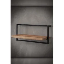 Rubjerg Design Wandregal Edge 65cm Metall/Akazie Massiv Natur -Kinder Haushaltswaren Geschäft sple012sn6uhefqi7bt0usgioz74