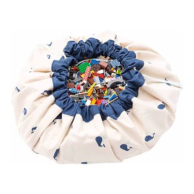 Play&Go Prints 2 In 1 Spielzeugsack Wal 2 Play&Go Prints 2 In 1 Spielzeugsack Wal – Bild 2