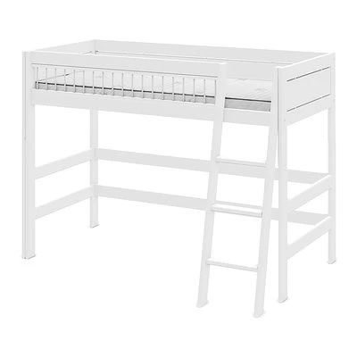 Lifetime Hochbett 152cm Mit Deluxe Lattenrost Absturzsicherung Streben Weiß Schräge Leiter 461921-10 1 Lifetime Hochbett 152cm Mit Deluxe Lattenrost Absturzsicherung Streben Weiß Schräge Leiter 461921-10