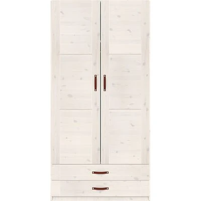 Lifetime Schrank 100cm Mit 2 Türen, 2 Böden Und 2 Schubladen Whitewash 1 Lifetime Schrank 100cm Mit 2 Türen, 2 Böden Und 2 Schubladen Whitewash