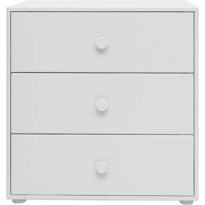 FLEXA Roomie Kommode Mit 3 Schubladen Weiß 2 FLEXA Roomie Kommode Mit 3 Schubladen Weiß – Bild 2