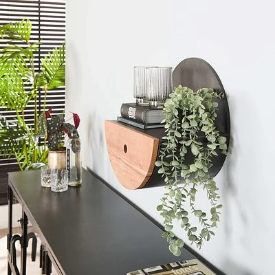 Rubjerg Design Wandregal Halbmond Ø40cm Mit Schublade Akazie Massiv Natur 1 Rubjerg Design Wandregal Halbmond Ø40cm Mit Schublade Akazie Massiv Natur