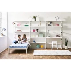 Hoppekids Storey Regalkombination 100cm Mit Bett 90x200cm, 4 Einlegeböden Und Tischplatte Weiß 7 Hoppekids Storey Regalkombination 100cm Mit Bett 90x200cm, 4 Einlegeböden Und Tischplatte Weiß -Kinder Haushaltswaren Geschäft t9tfkbyyl62ljpi2wdtfr99vwjr3