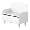 FLEXA Dots Aufbewahrungsbank Mit Rückenlehne Weiß