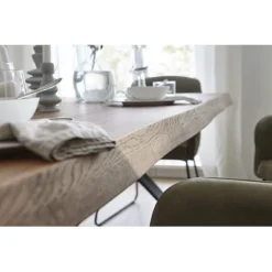 LifeConcept Esstisch 240x100cm Zerreiche Baumkante (6cm) Natur Geölt Mit Metall X-Gestell 6 LifeConcept Esstisch 240x100cm Zerreiche Baumkante (6cm) Natur Geölt Mit Metall X-Gestell -Kinder Haushaltswaren Geschäft tk00w36fos7ndq88l2nt5tnulz76