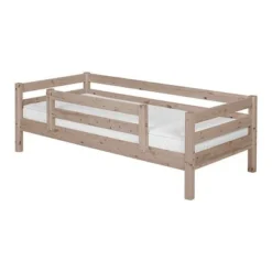 FLEXA Classic Bett 90x200cm Mit 1/2 Absturzsicherung Terra