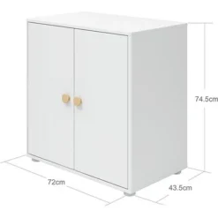 FLEXA Roomie Kommode Mit 2 Türen Weiß/eiche 9 FLEXA Roomie Kommode Mit 2 Türen Weiß/eiche -Kinder Haushaltswaren Geschäft tmwbxchz9mlpjhknm2g48de4qsjb