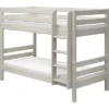 FLEXA Classic Etagenbett Mit Senkrechter Leiter Mattweiß