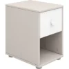 FLEXA Classic Kommode Mit 1 Schublade Grau/Lack Weiß/weiß