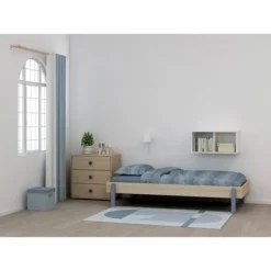 FLEXA Popsicle Einzelbett Rahmen Blueberry -Kinder Haushaltswaren Geschäft u49x94kfhhykn1nk14dchxew2xph