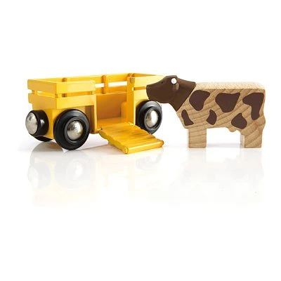 Brio Tierwagen Mit Kuh 33406 1 Brio Tierwagen Mit Kuh 33406