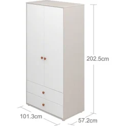 FLEXA Classic Kleiderschrank Mit 2 Türen U. 2 Schubladen Grau/Lack Weiß/rosa 11 FLEXA Classic Kleiderschrank Mit 2 Türen U. 2 Schubladen Grau/Lack Weiß/rosa -Kinder Haushaltswaren Geschäft ubfkxr51bdjzw1tfwn94wfbmrd1d